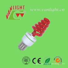 Espiral colorido CFL, lâmpadas economizadoras de energia de iluminação de cor